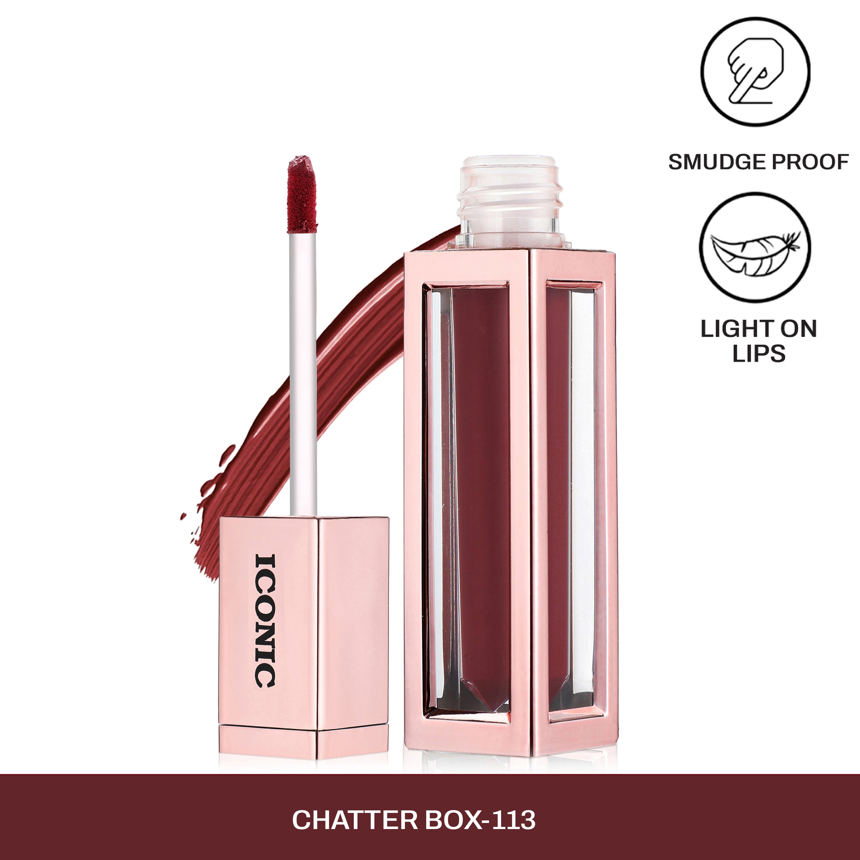 CAL LOS ANGELES Iconic Lip Cream Matte Liquid- CHATTER BOX 113